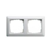 LCD keypad Frame 2 Gang, Plastic Pure White (FR2-ST-PW)