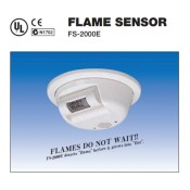 FS-2000E, Flame Sensor with Speaker: Up to 10m / 7cm Flame, Adjustable Sensor Head