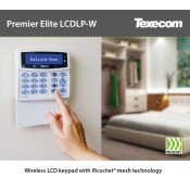 GCE-0001, KEYPAD LCD Premier Elite LCDLP-W