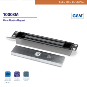 ICS (GEM 10003M) IP65 MICRO MORTICE MAGNET SS Holding force up to 300lbs (136Kg)