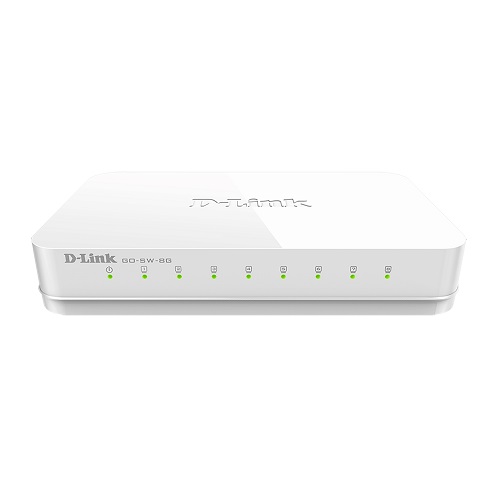 D-Link, GO-SW-8G/B, 8-Port Gigabit Easy Desktop Switch