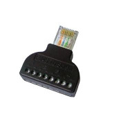HAY-RJ45-TERM, Terminal Connector Block for Easy Install Into any Rj45 Plug