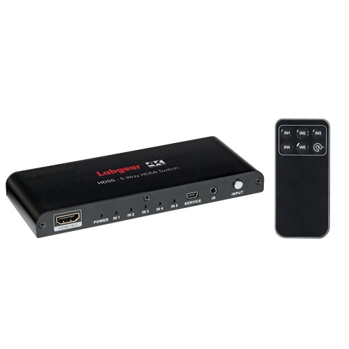 Philex, HDS5, 5 Way 4k HDMI Switch