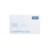 HID-2021, HID Prox / iClass 16k Combination Card - White, ISO Type