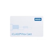 HID-2021, HID Prox / iClass 16k Combination Card - White, ISO Type