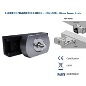 CDV (HSM-600SZ) Single high security maglock with Z bracket 680kg