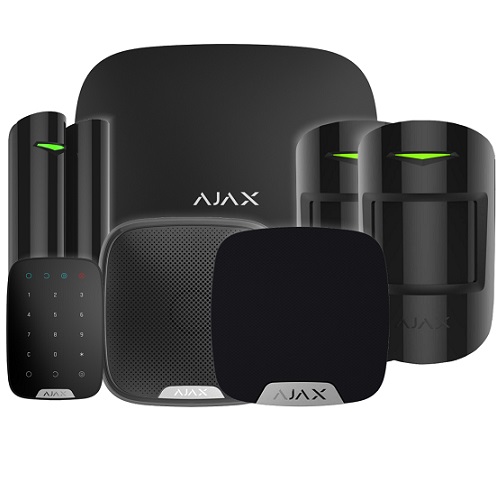 AJAX (Hub kit 3 - Black) Starter Kit for Security System