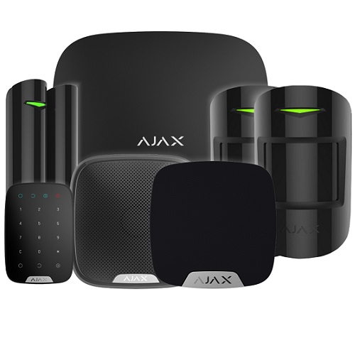AJAX (Hub kit 3 - Black) Starter Kit for Security System