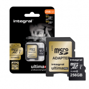 INMSDH32G10-SEC, 32GB microSDHC/XC Gold UHS-I U3 + SD Adapter