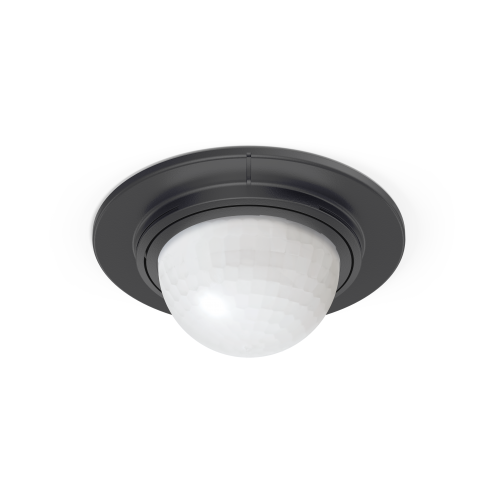 Steinel, IS 360-1 DE/B, IR Motion Detector for Recessed Ceiling - Black