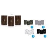 UniFi, IW-HD-WD-3, 3-Pack (Wood) Design Upgradable Casing for IW-HD