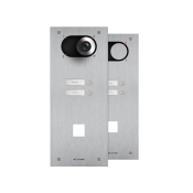 COMELIT (IX0102CO) SWITCH FRONT PLATE, 2 BUTTONS+HOLE 40X40MM