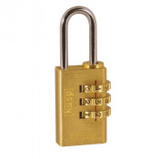 CK Tools, K11020D, Brass Combination Padlock - 20mm