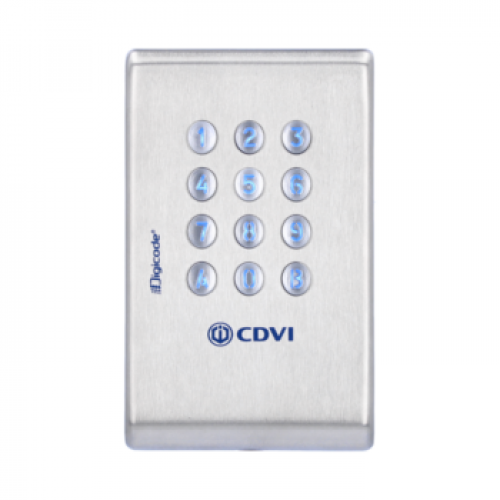 CDVI, KCIEN-SBP, Stainless steel keypad, 100 user codes