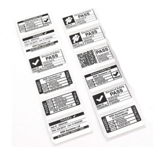 KEW80LABEL, 2 x250 labels per roll 39x25x50mm 697H1 Direct Thermal 500 TOTAL