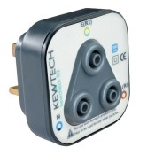KEWCHECKR2, Test Socket Adaptor 3 x 4mm (L/N/E) (MOQ: 6 required)