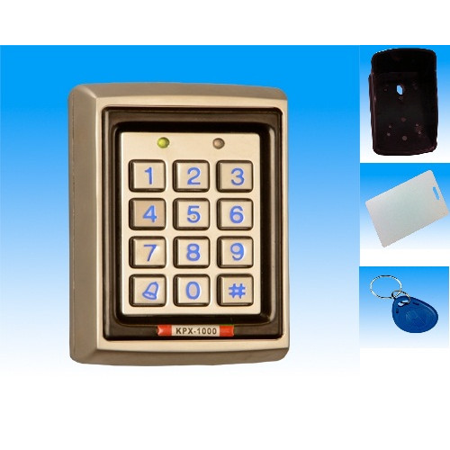 RGL, KPX1000, Internal/External 12Volt Metal Keypad & Prox Reader (Up to 500 Users)