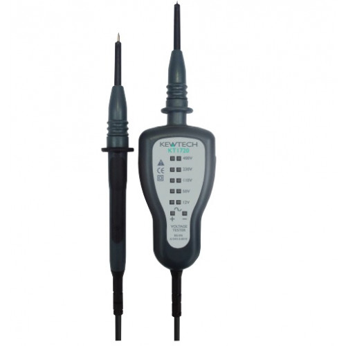 KT1720, Voltage Tester 12v-400v w/ Retractable Probes no Batteries Req (MOQ: 10 required)