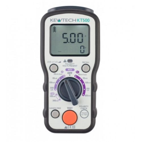 Kewtech, KT500, Digital RCD Tester AC, A Selective