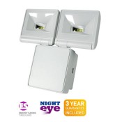 Timeguard (LED200FLWH) 2x 8W LED Energy Saver Floodlight - White