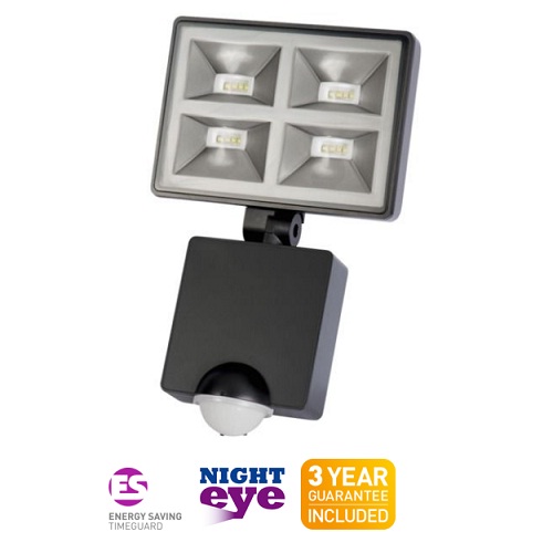 Timeguard (LED400PIRB) 32W LED Energy Saver PIR Floodlight – Black