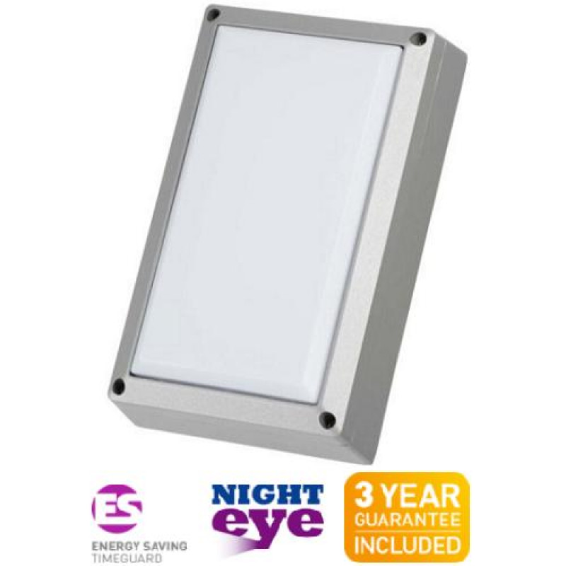 Timeguard (LEDBHRE10W) 10W 700lm Rectangle LED ES Bulkhead Light