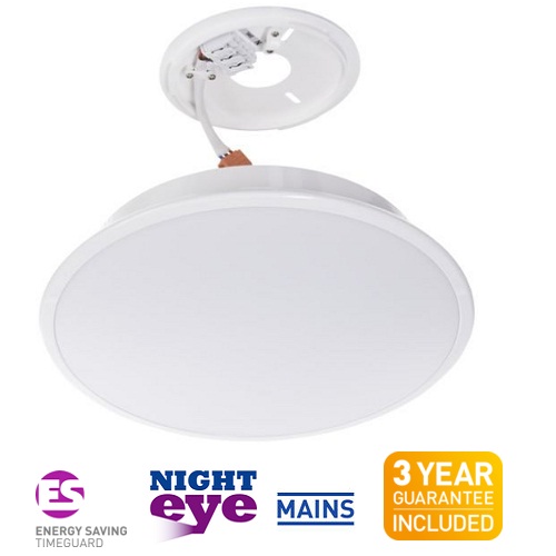 Timeguard (LEDMRQ18WH) 18W LED Slimline Round Ceiling Light