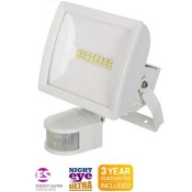 Timeguard (LEDX10PIRWH) 10W LED Energy Saver PIR Floodlight - White