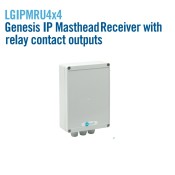 Genesis (LGIPMRU4x4) IP Masthead receiver with relay contact outputs