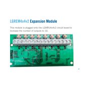 Genesis (LGREM4x4) 	8 zone relay expander module for LGMRU4x4