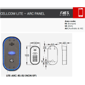 LITE-ARC-RS-EU, Cellcom Lite 4G European Steel Fronted Panel (NON KP)