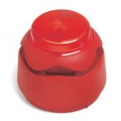 LS82100, Loop Sounder/Beacon - Red Sounder/Red LED, Shallow Base