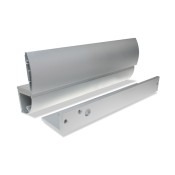 ICS (LZ-350) ANGLE BRACKET WITH COVE Anodised Aluminium For inswing doors