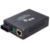 IFS (MC201-1P/1FS ) Fiber to Ethernet Media Converter with PoE Injector