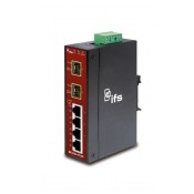 UTC, MC250-4T/2S, 4-Port Ethernet to SFP Industrial Media Converter
