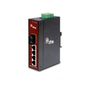 UTC, MC250-4T/1FS, 4-Port Ethernet to Fiber Industrial Media Converter