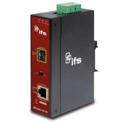 IFS (MC352-1P/1S) GB Ethernet to SFP Industrial Managed Media Converter
