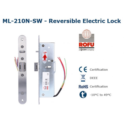 CDV (ML-210N-SW) Reversible electric lock, 650kg