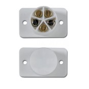 MM101, Recessed Mount Contact, 36mm D, Flanged, N/C, 5 Screw Terminals, [White]