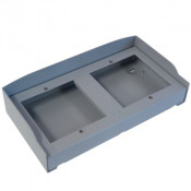 CAME, MTMSP1M2, Wall Fitting Box with Rain Ledge for Double 1 Module