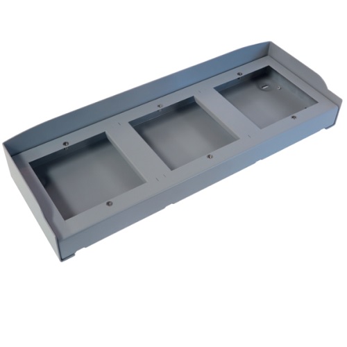 CAME, MTMSP1M3, Wall Fitting Box W/ Rain Ledge for Triple 1 Module