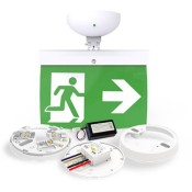 FIREscape Lite (NFW-SDT-EL20R) 20m Maintained Exit Sign Kit - RIGHT