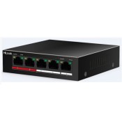 HiLook, NS-0105P-35, 4 Port 100M Unmanaged PoE Switch - L2