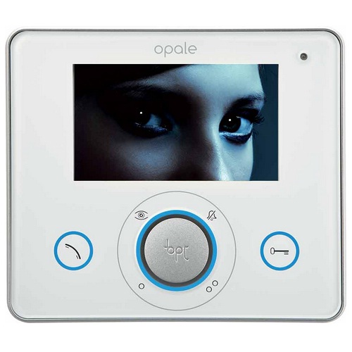 CAME BPT (OPALE W WHITE) 4.3" Hands-Free Wall-Mounted Video Monitor