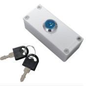 Knight Plastics (P01W) Pass Key Switch - Aluminium Tampered White (Grade 3)