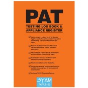 SYAM (PAT/LB100) PAT Testing Log Book, A4 Format