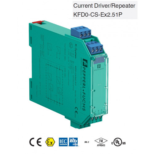 PF-KFD0-CS-EX2.51P, Two Channel Galvanic Isolator