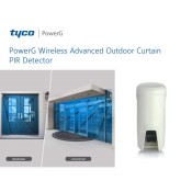 PG8902, PowerG Wireless Outdoor Curtain PIR Detector