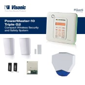 Visonic, PM10KIT-IP3,	POWER-MASTER-10 (868) PRO FIT Kit with STD Bell Includes Power-Master 10 - 30 Wireless Zone Control Panel + 2 x Pir's MP 802 UK + 2 x Key-Fobs (KF-235 PG2) + 1 x MC-303V PG2 + 1 x Bell Box (Hex) + IP-Link 3