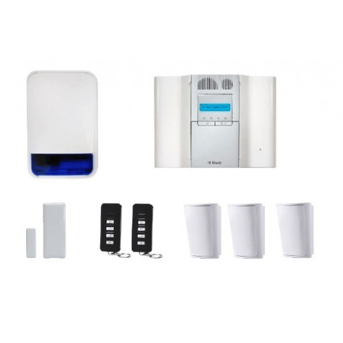 PMGT64BELLKIT INCL. GT64 KIT w/SR-740 PG2 Wireless Outdoor Siren, PIR, Key-Fobs + Wireless Door Contact